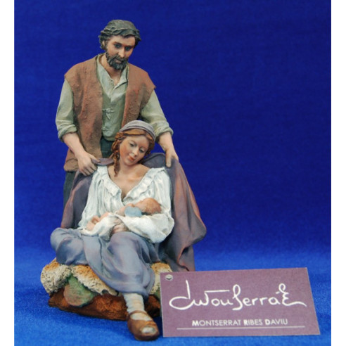 Naixement tradicional 15 cm resina Montserrat Ribes