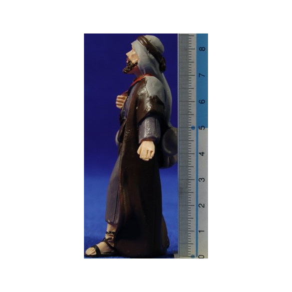 Shepherd walking 9 cm resin