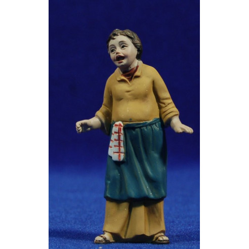 Venedor de mercat 8 cm resina