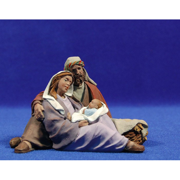 Nacimiento estirado sin buey ni mula 12 cm resina Montserrat Ribes