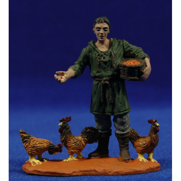 Pastor con gallinas 8 cm durexina Oliver