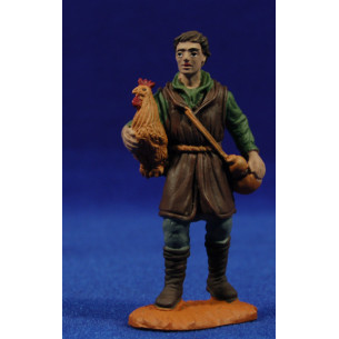 Pastore con gallo 8 cm durexina Oliver