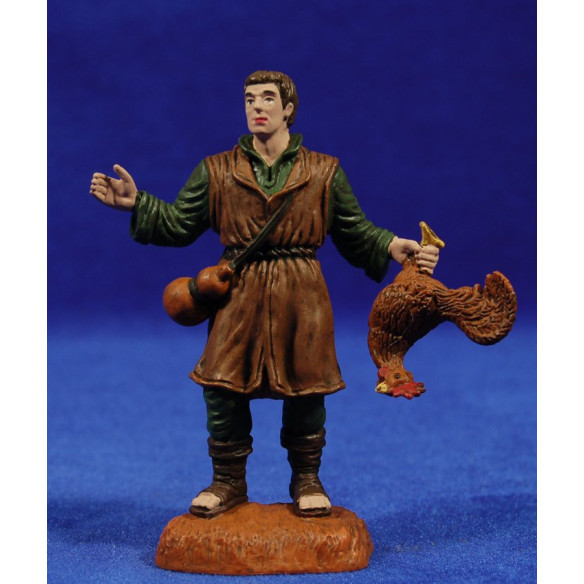Shepherd with chicken 10 cm durexina Oliver