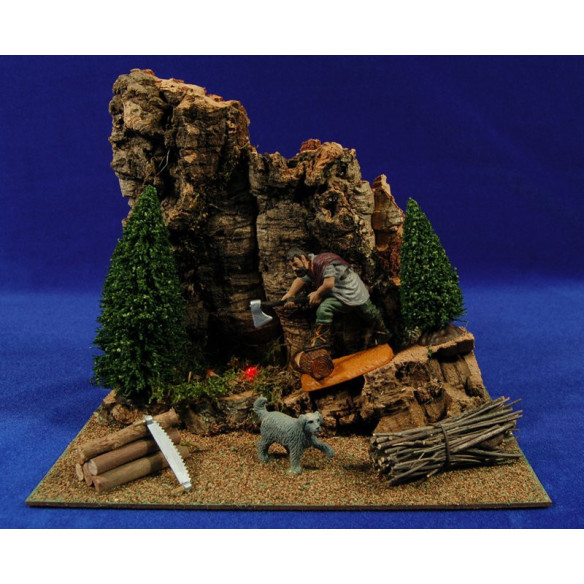 Scenery woodcutter 10 cm durexina Oliver