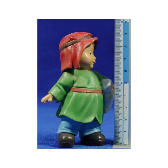 Pastor con saco naïf 10 cm marmolina Oliver