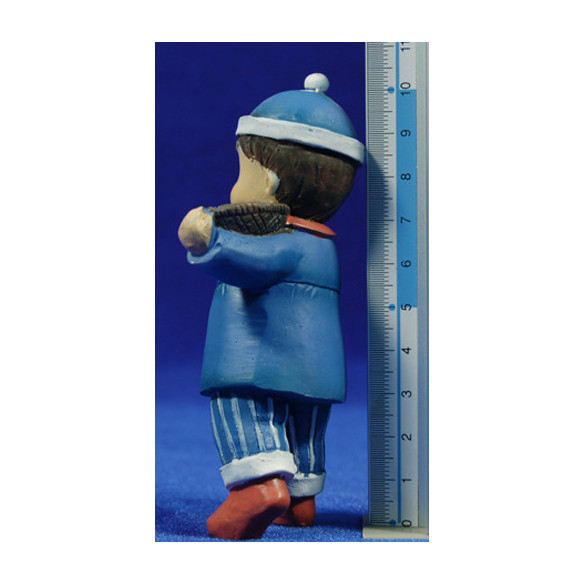 Pastor pescadero naïf 10 cm marmolina Oliver