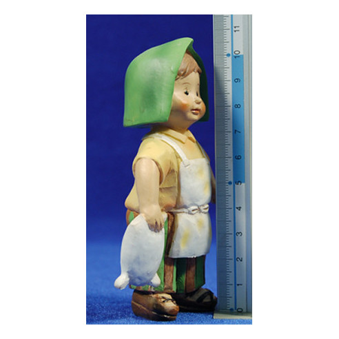 Pastor con saco harina naïf 10 cm marmolina Oliver