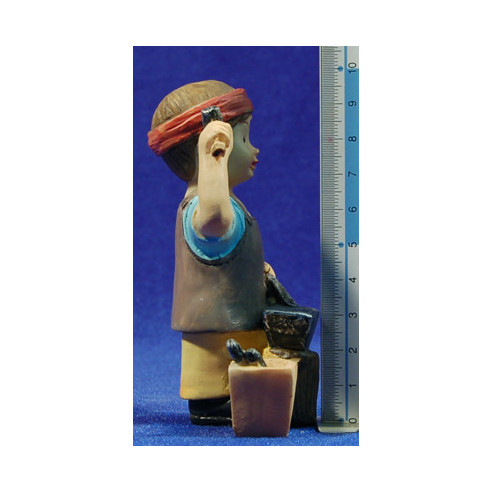 Pastor herrero naïf 10 cm marmolina Oliver