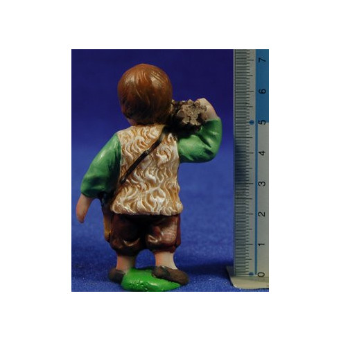 Shepherd with wood naïf 7 cm marmolin Oliver