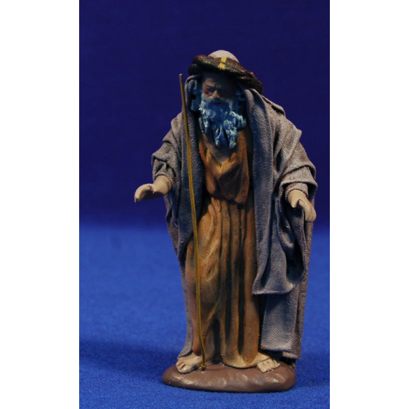 Pastor vell 12 cm roba i fang Figuralia