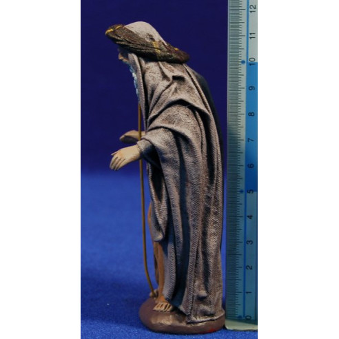 Pastor vell 12 cm roba i fang Figuralia