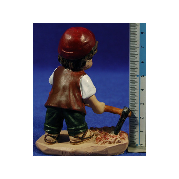 Pastore cultivatore naïf 8 cm marmolina Belenes Puig