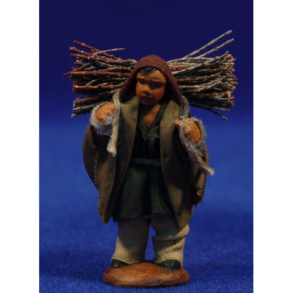 Pastor con leña 5 cm ropa y barro