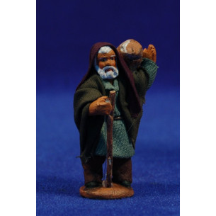 Pastor con bota 5 cm ropa y barro