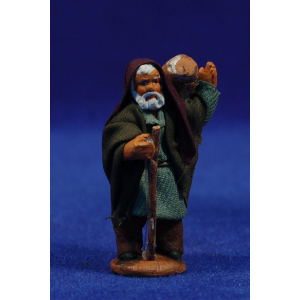 Pastor con bota 5 cm ropa y barro