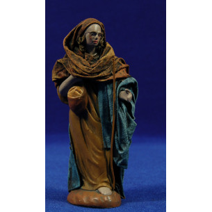 Shepherd 12 cm clay and clothes Figuralia