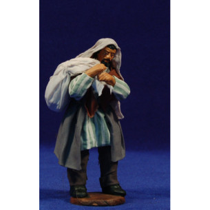 Shepherd with a sack 13 cm clay and clothes