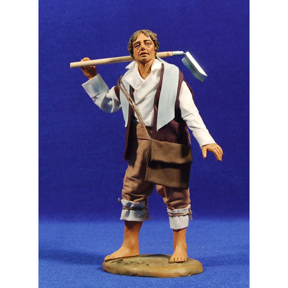Shepherd countryman 20 cm clay and clothes