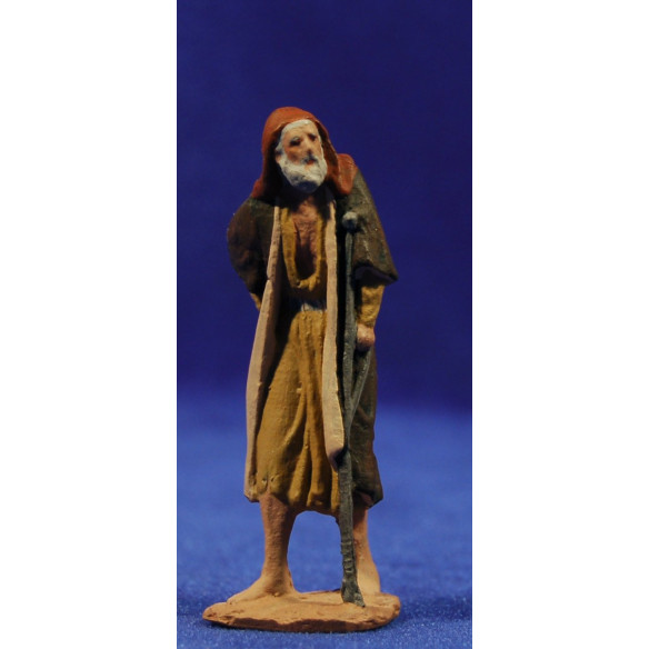 Shepherd with crutch 7 cm ceramic paste Hermanos Cerrada