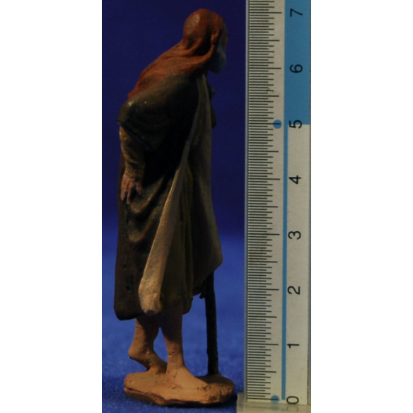 Shepherd with crutch 7 cm ceramic paste Hermanos Cerrada