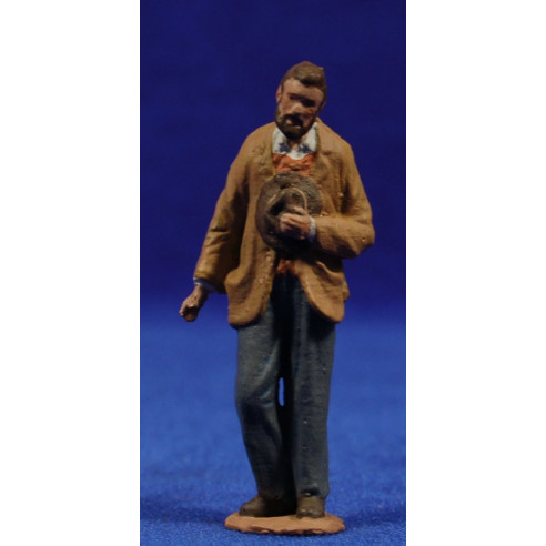 Shepherd with a hat popular 7 cm ceramic paste Hermanos Cerrada