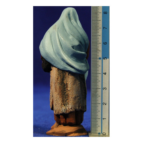 Pastore vecchio sulla strada 9 cm pasta ceramica Hermanos Cerrada
