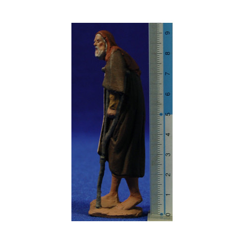 Shepherd with crutch 9 cm ceramic paste Hermanos Cerrada