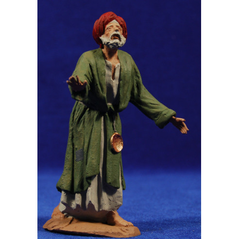 Pastore vecchio 12 cm pasta ceramica Hermanos Cerrada