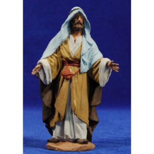 Shepherd on road 12 cm ceramic paste Hermanos Cerrada
