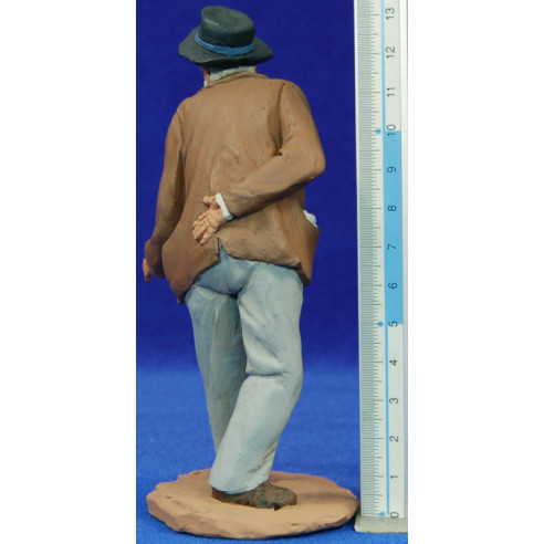 Pastore vecchio populare 14 cm pasta ceramica Hermanos Cerrada