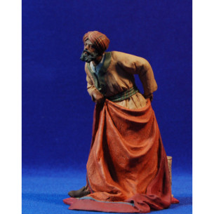 Pastor vendedor alfombras 16 cm pasta cerámica Hermanos Cerrada