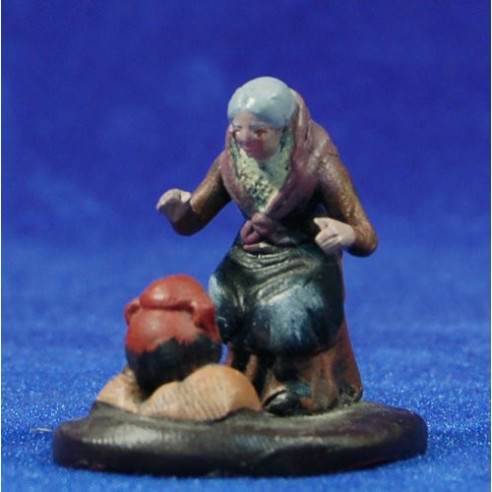 Pastora cuinant 5 cm fang pintat Figuralia