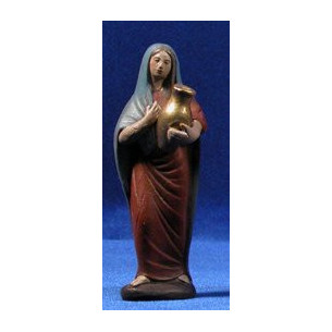Pastora con brocca 12 cm terracotta dipinte Figuralia