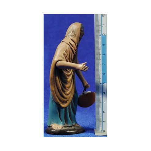 Pastora amb ous 12 cm fang pintat Figuralia