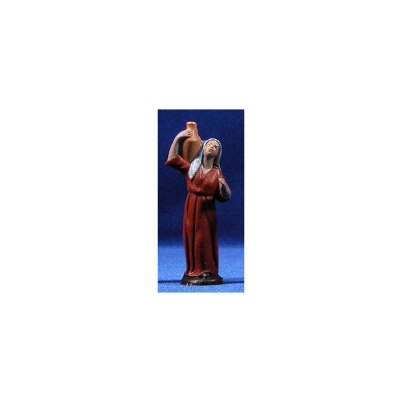 Pastoracon brocca 7 cm terracotta dipinte Figuralia