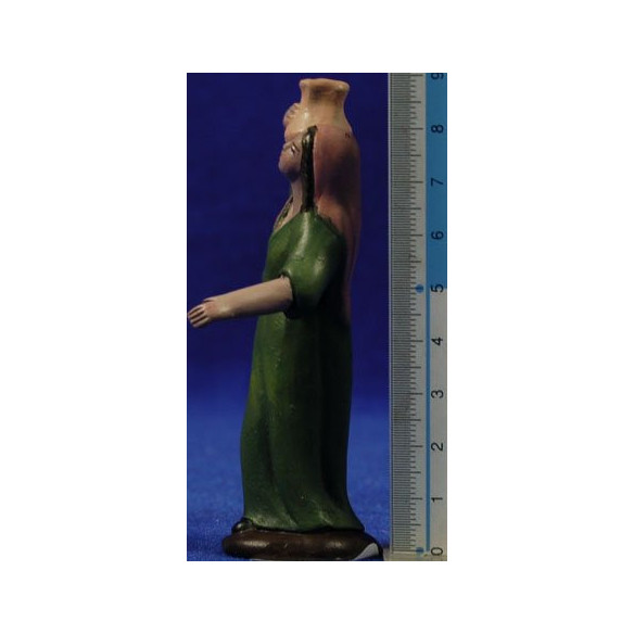 Pastoracon brocca 7 cm terracotta dipinte Figuralia