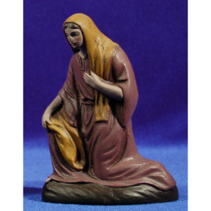 Pastora adorando 12 cm barro pintado Figuralia