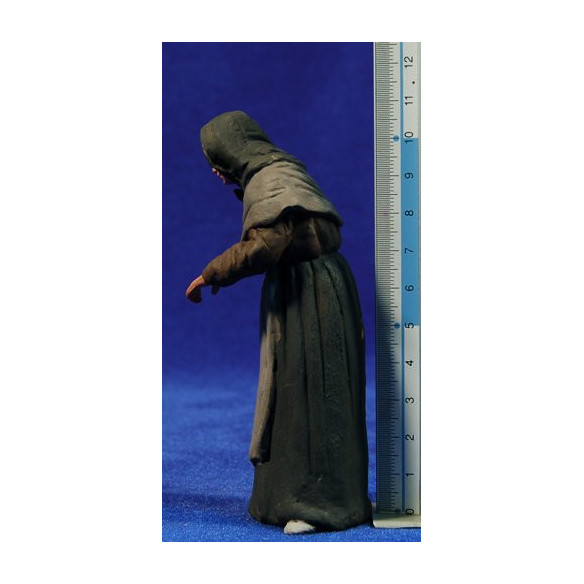 Pastora catalana vieja 12 cm barro pintado Delgado