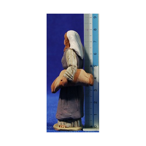 Pastora hebrea amb teles 8 cm fang pintat Delgado