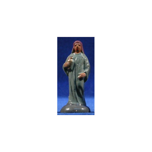 Shepherd with jar 5 cm clay painted