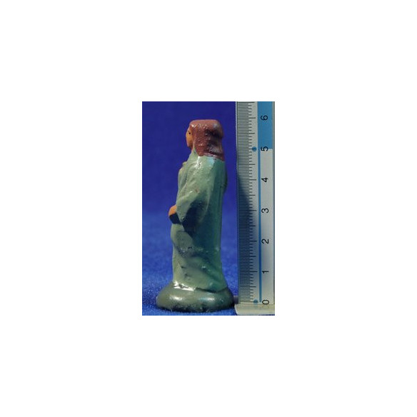 Pastora con brocca 5 cm terracotta dipinte