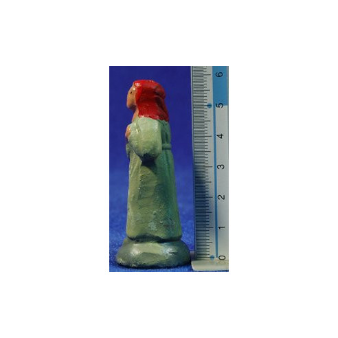 Pastora con objetto 5 cm terracotta dipinte