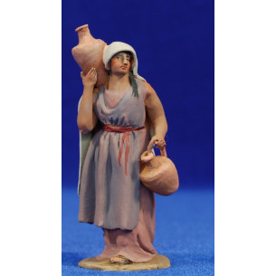 Pastora vasetti 8 cm terracotta dipinte De Francesco