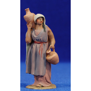 Pastora jarras 8 cm barro pintado De Francesco
