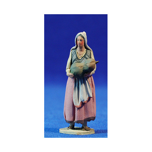 Pastora catalana calabaza 5'5 cm barro pintado De Francesco