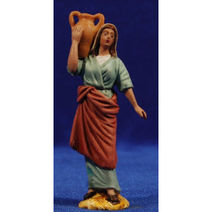 Pastora con vasoio 9 cm terracotta Daniel