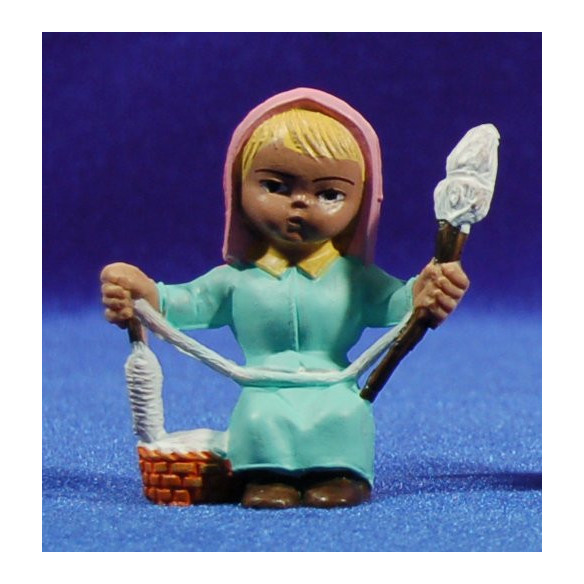 Pastora hilandera moderna 7 cm plástico Fabregat