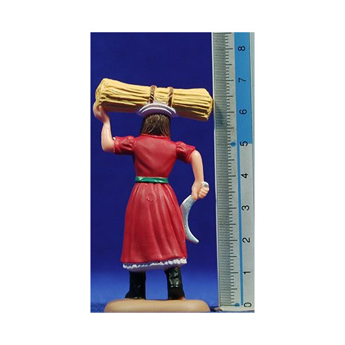 Pastora con la falce e il fascio 7 cm plastica Belenes Puig
