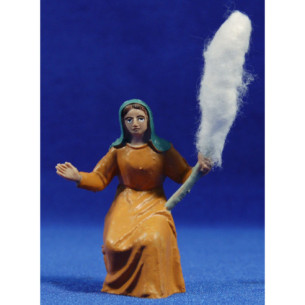 Pastora hilandera 10 cm plástico Fabregat