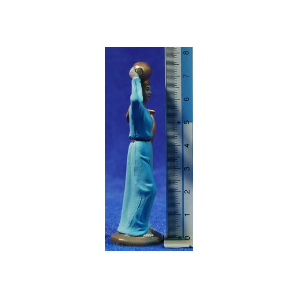 Pastora con brocche 8 cm plastica Belenes Puig